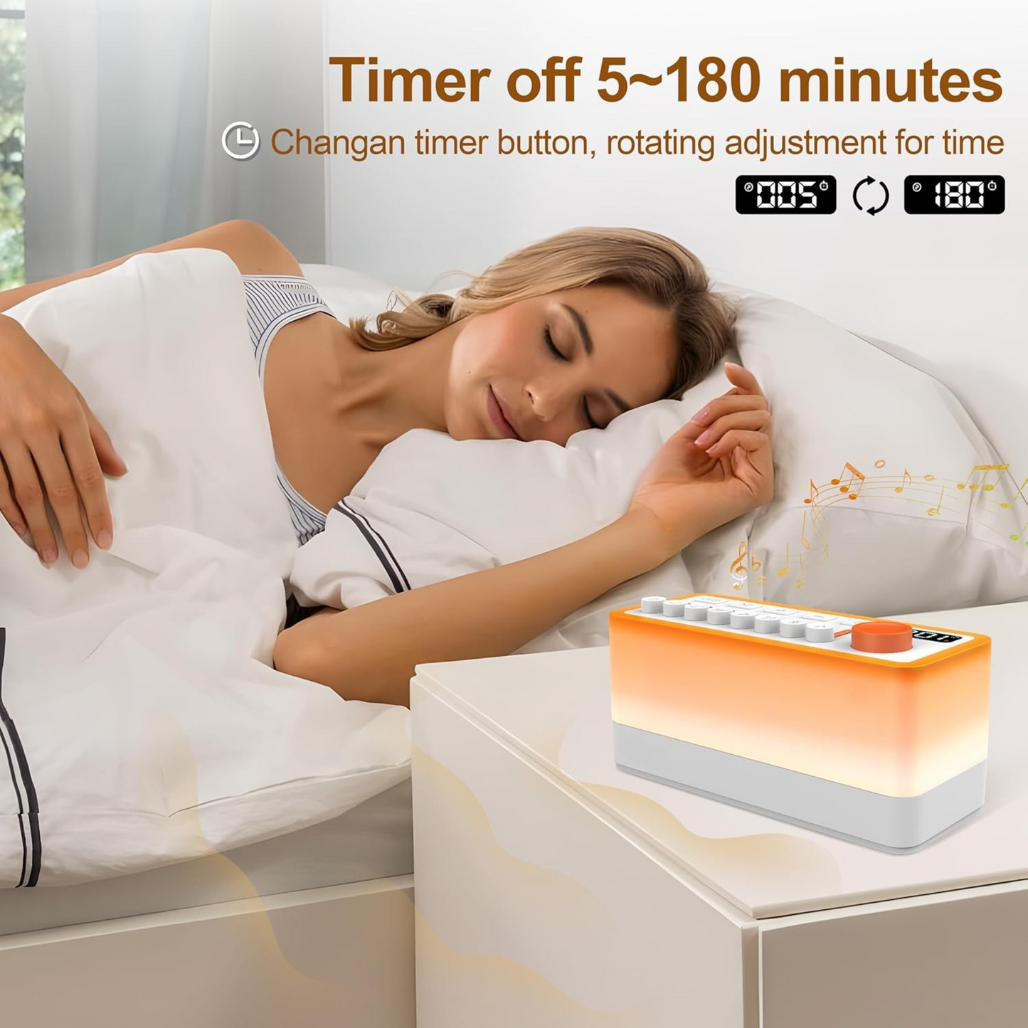 RGB White Noise Sound Machine (NEW ARRIVAL)