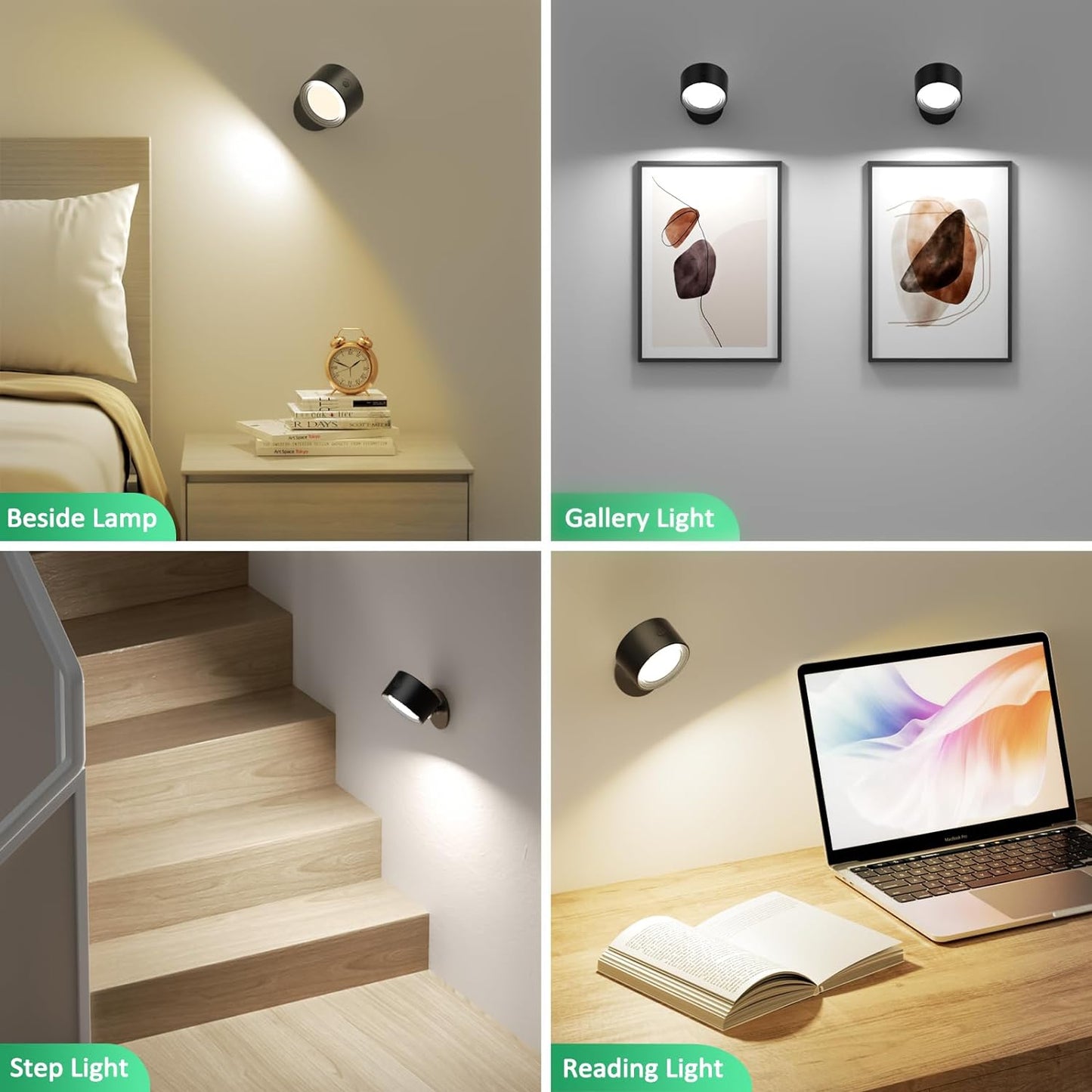 360 Dimming Wall Light (2 Pack)