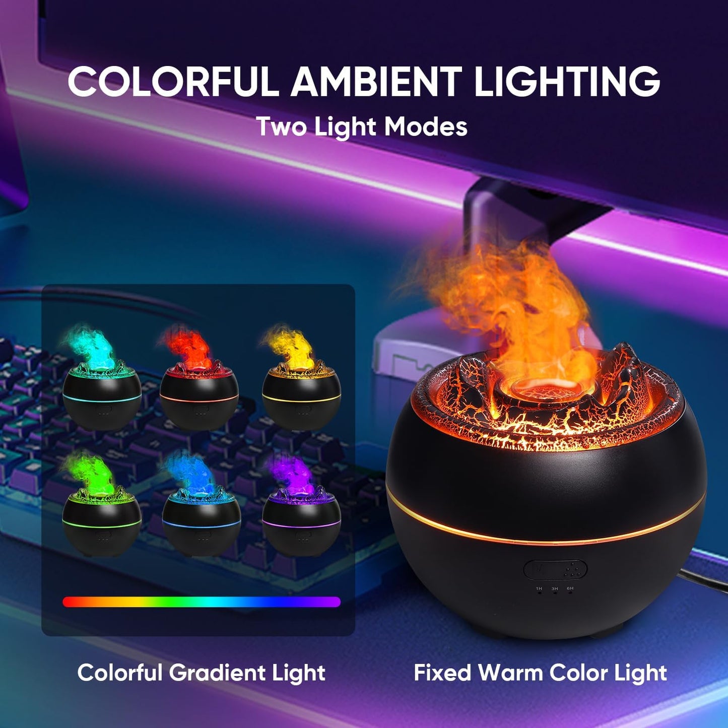 Volcano Oil Flame Diffuser