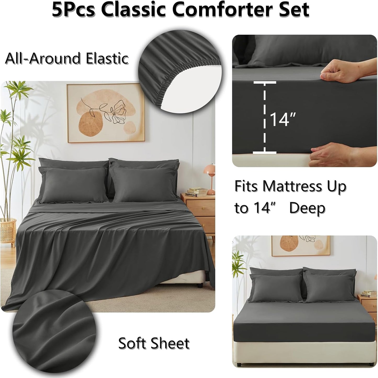 7 Piece Comforter Set