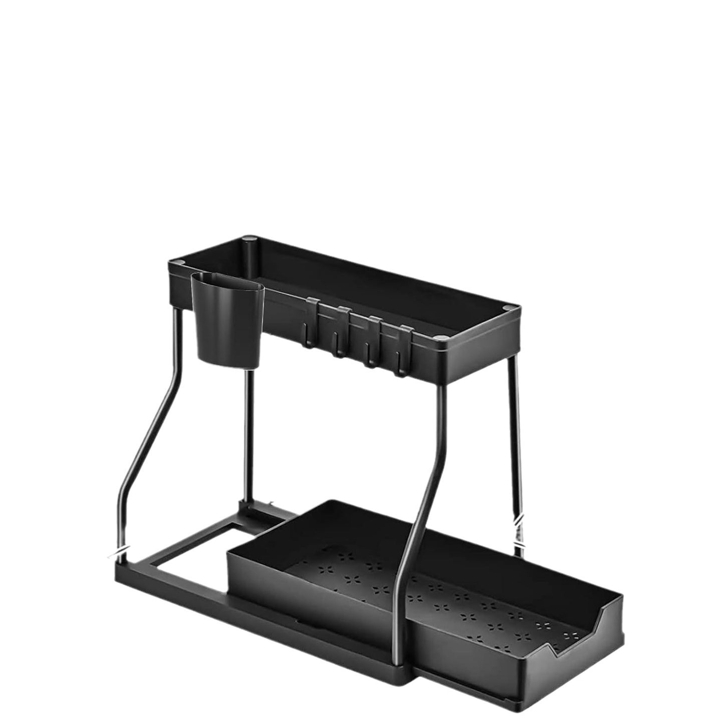 L-Shaped Pullout Sink Organizers (2 Pack)