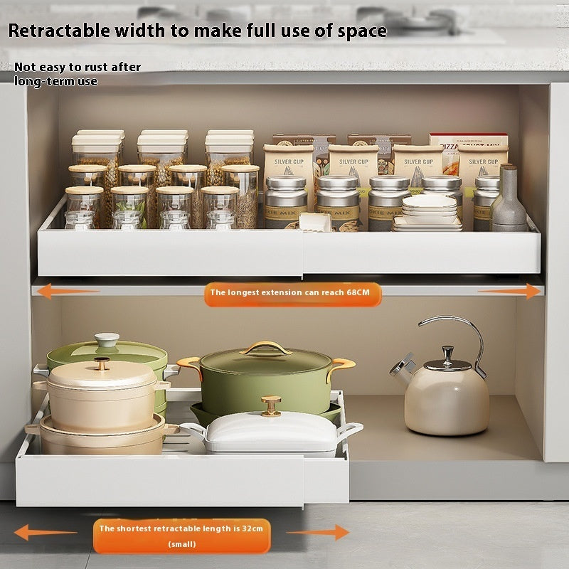 Retractable Cabinet Pull-out Rack
