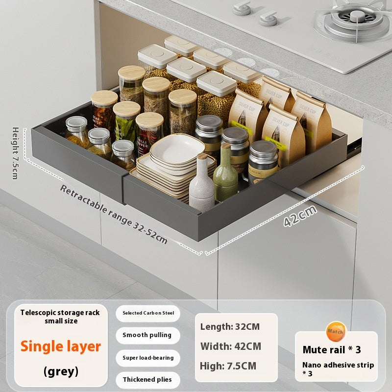 Retractable Cabinet Pull-out Rack