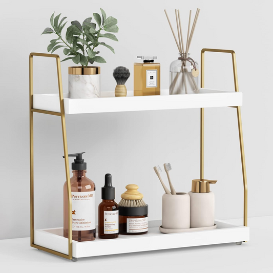 Bathroom Gold Sink Tray