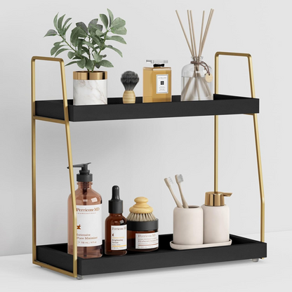 Bathroom Gold Sink Tray