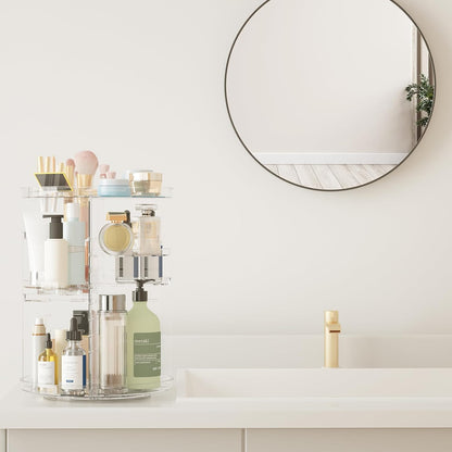 Rotating Acrylic Makeup Holder