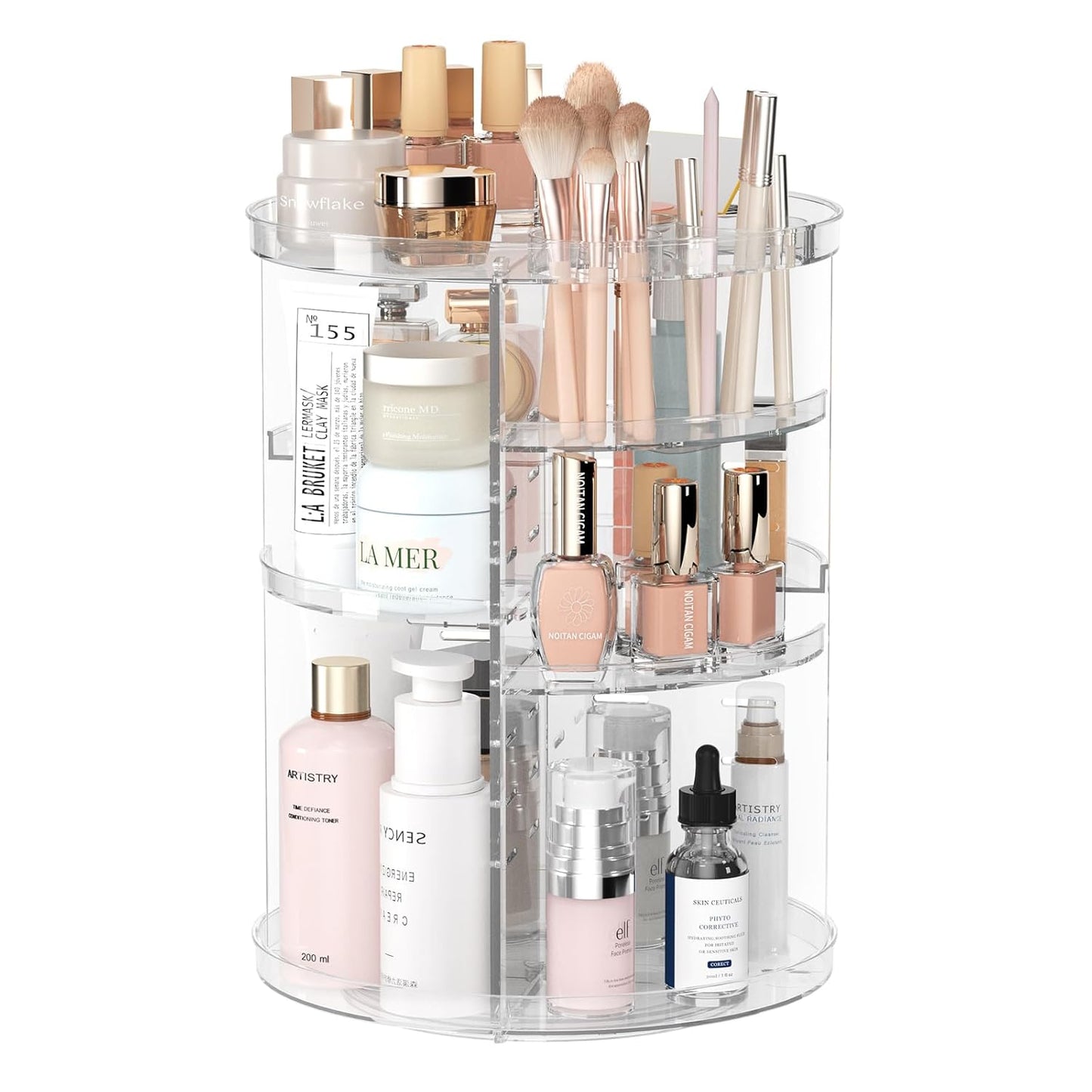 Rotating Acrylic Makeup Holder