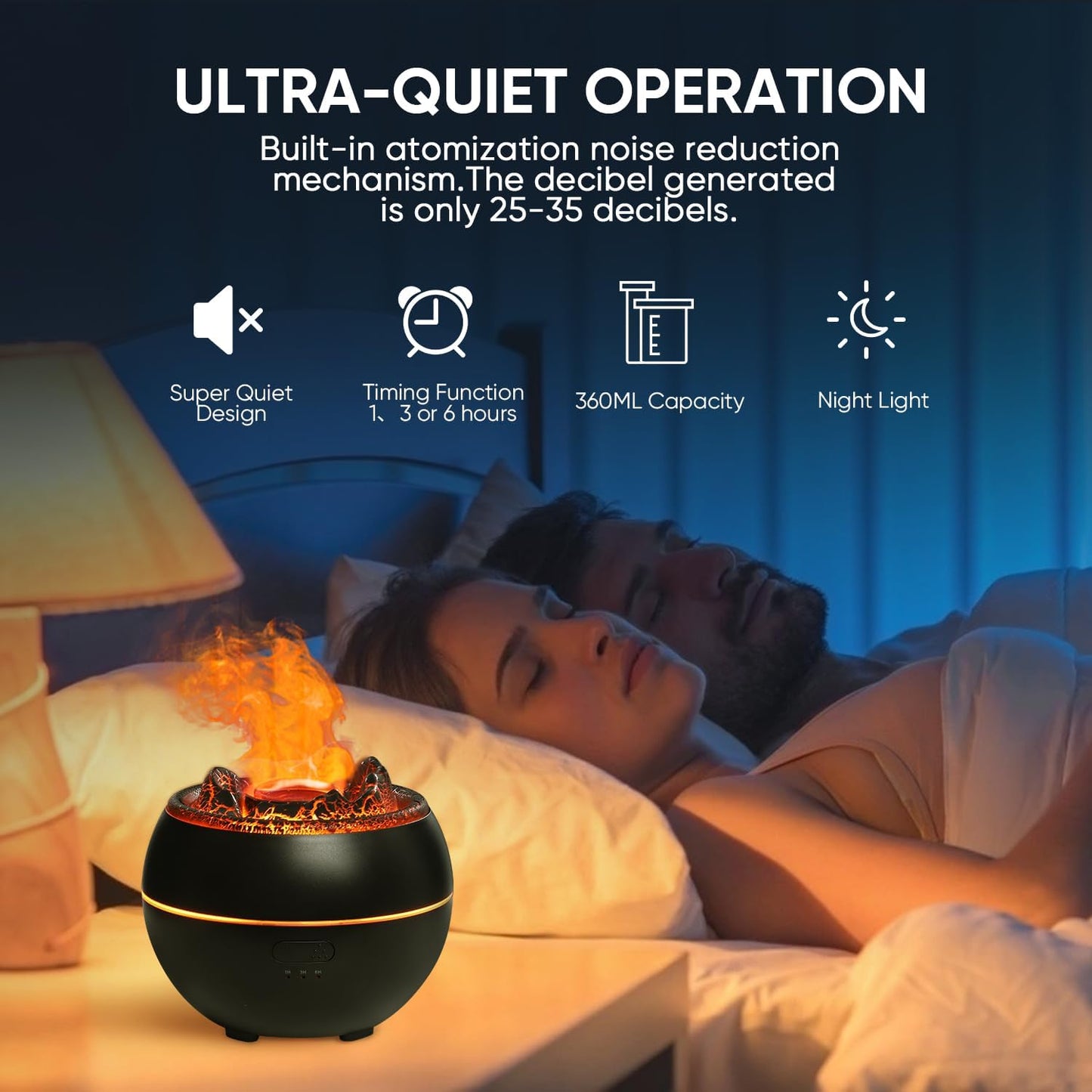 Volcano Oil Flame Diffuser
