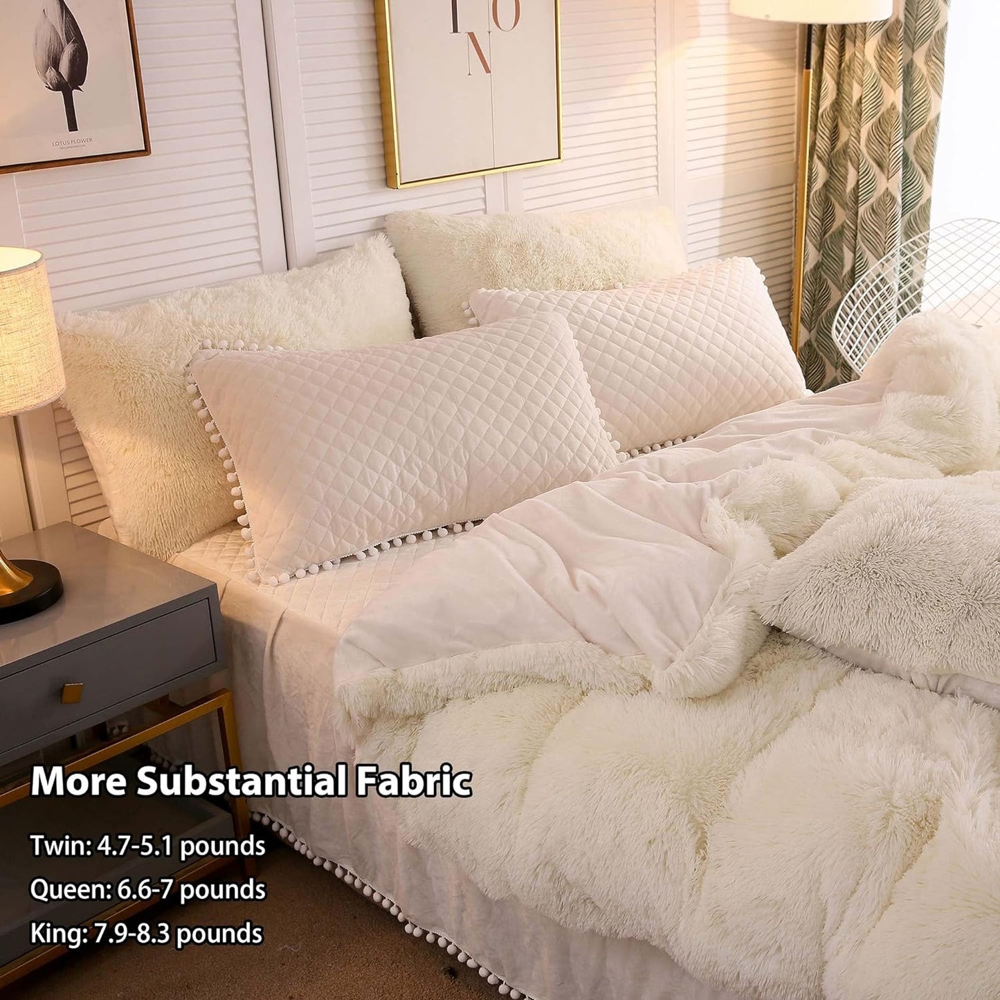 Luxury Plush Shaggy Duvet Cover