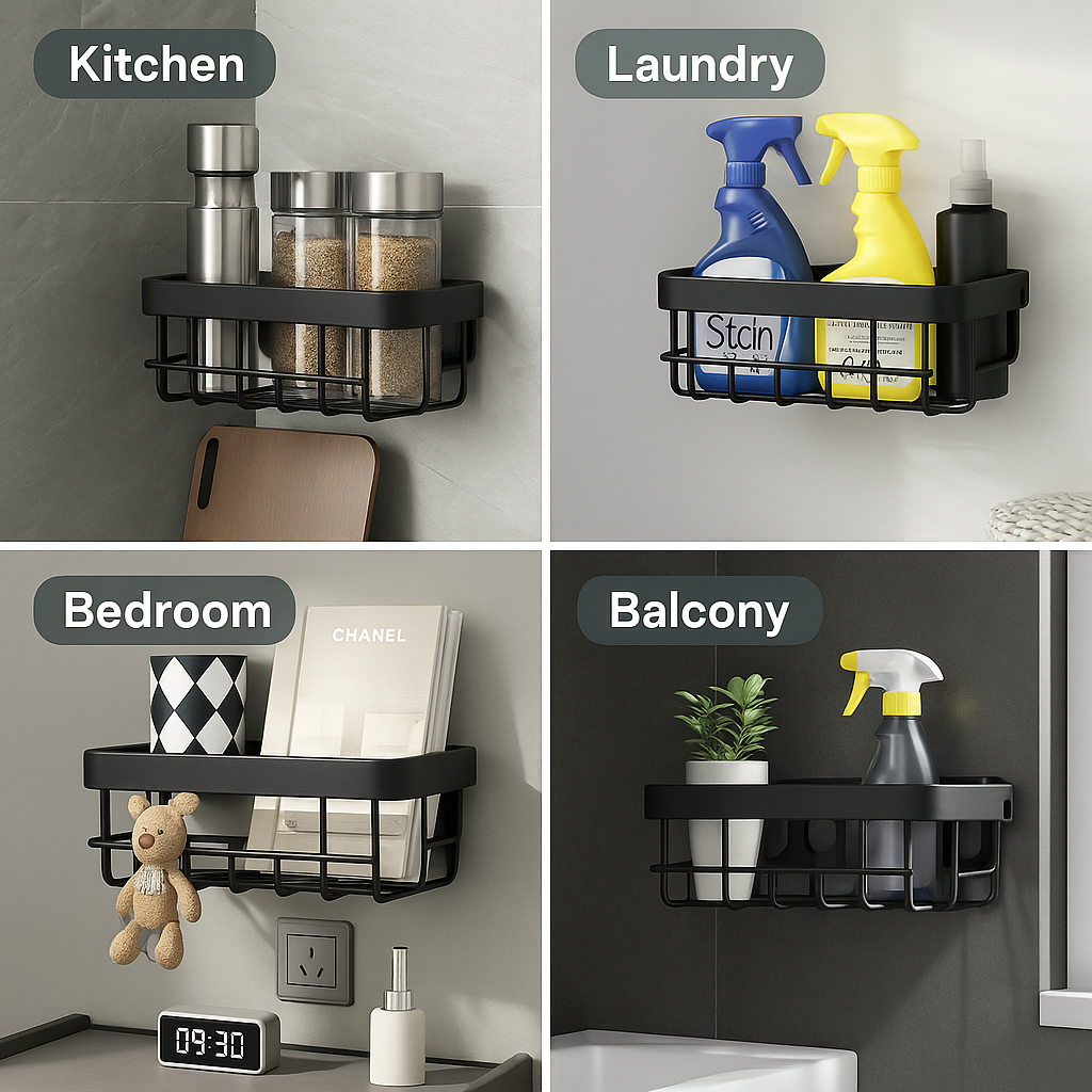6 Piece Shower Caddy Set