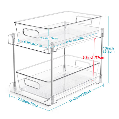 Clear Under-Sink Organizer