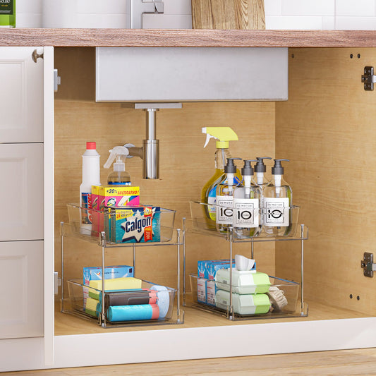 Clear Under-Sink Organizer