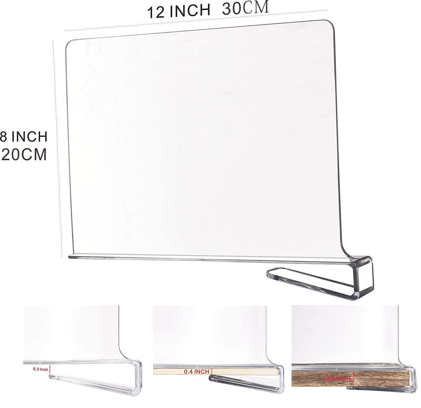 Acrylic Closet Dividers